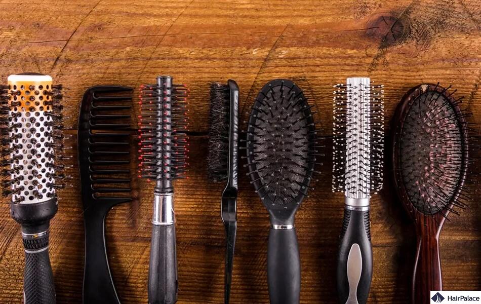 types of hair brushes