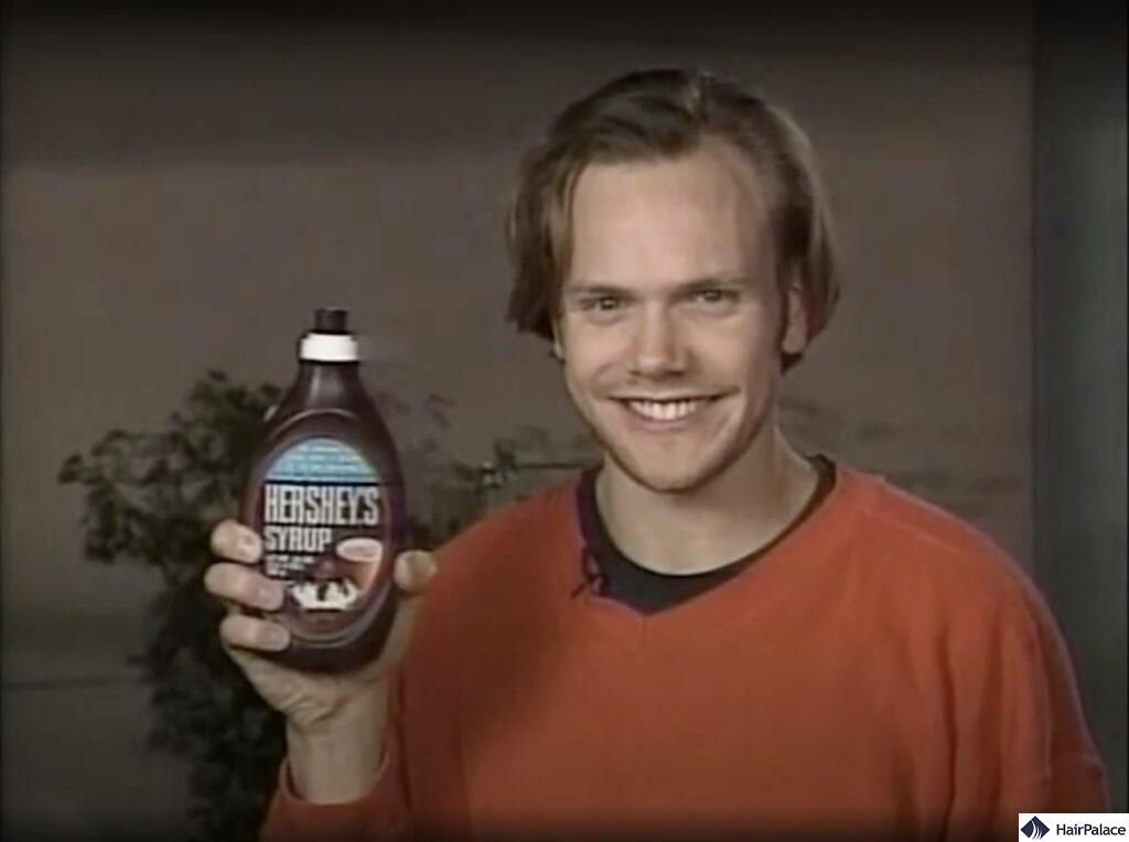 joel mchale early receding hairline